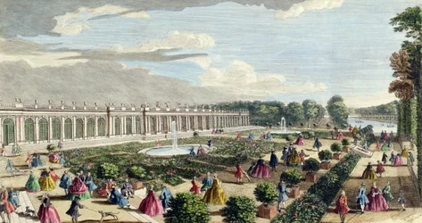 Vista del Chateau de Trianon, hacia el Parterre